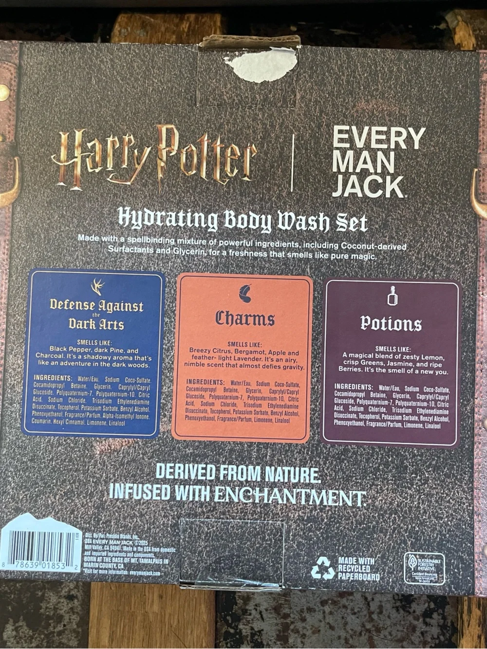 Harry Potter Hydrating Body Wash Trio — New